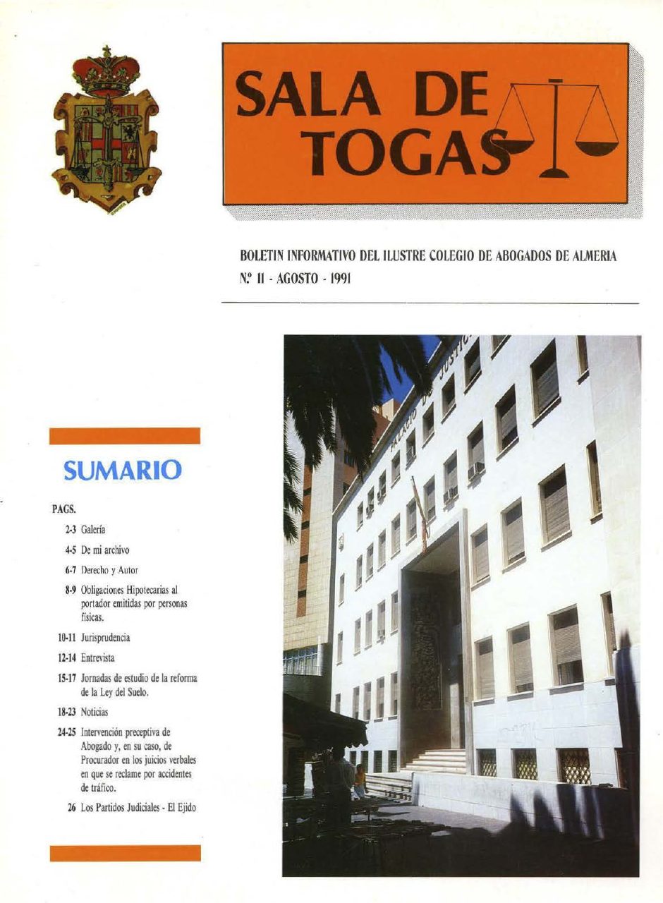 Portada del número 11, Agosto 1991