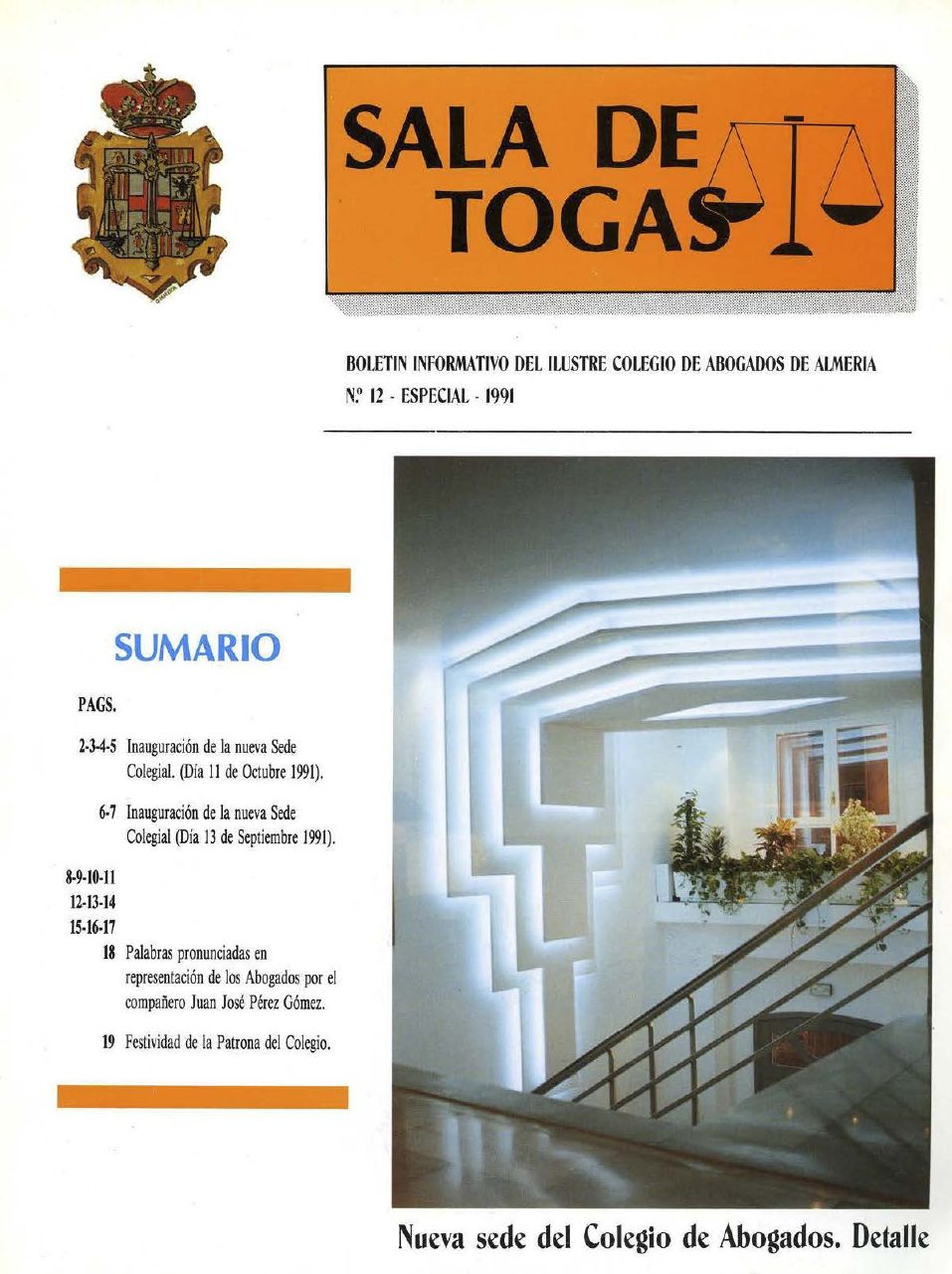 Portada del número 12, Especial 1991