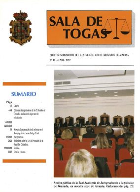 Portada del número 15 de Junio 1992