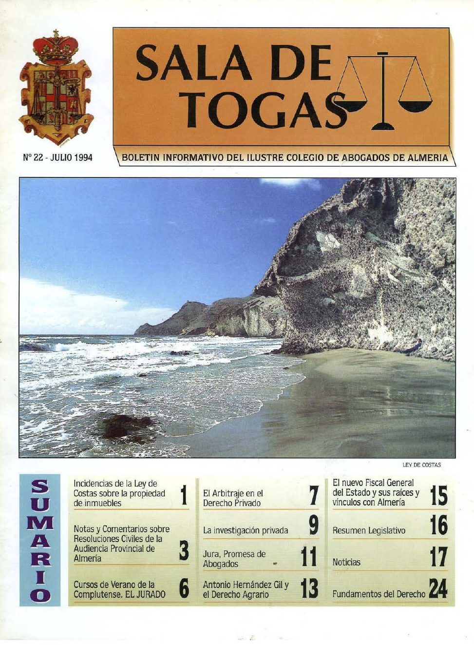 Portada del número 22, Julio 1994