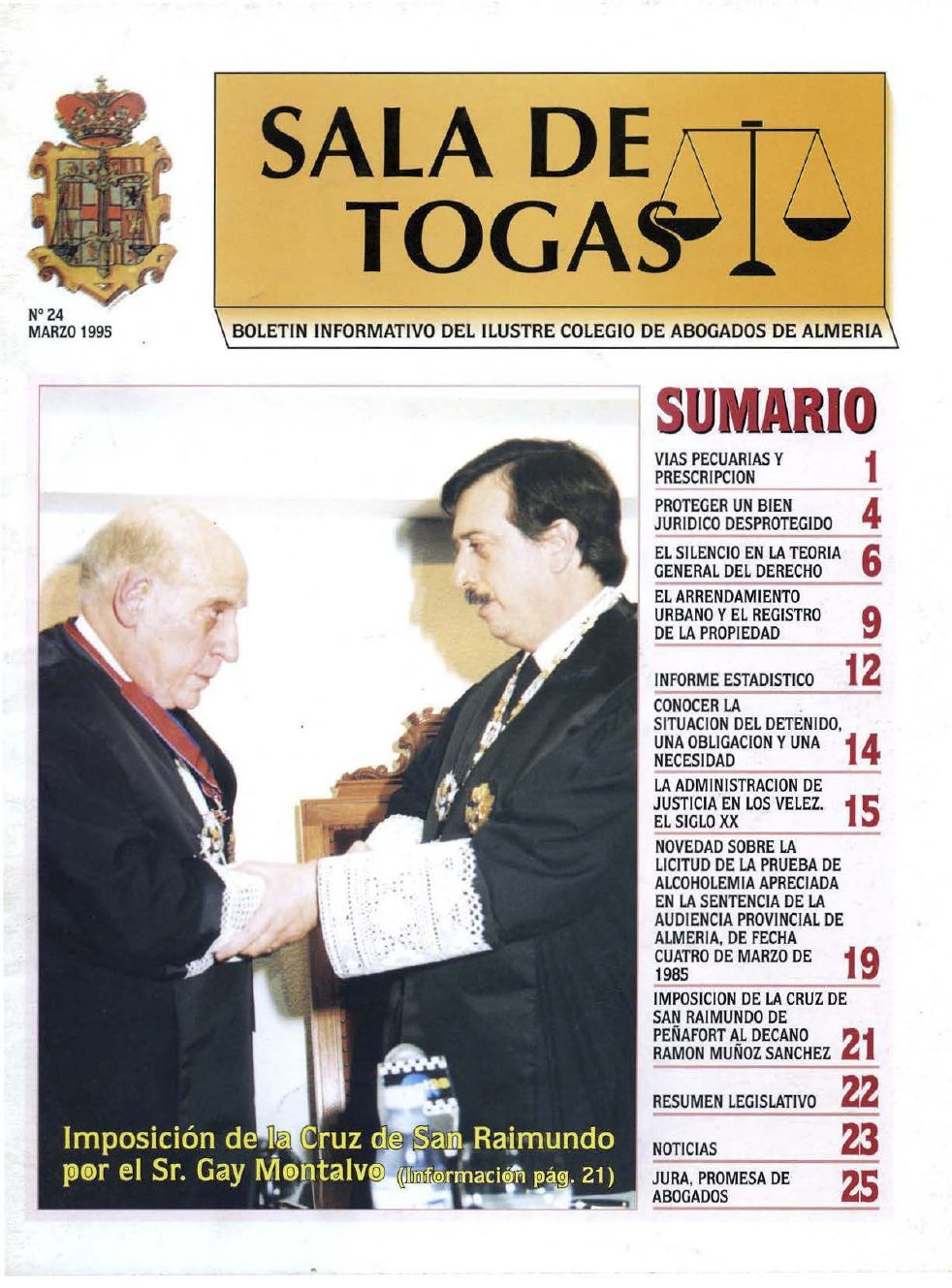 Portada del número 24, Marzo 1995