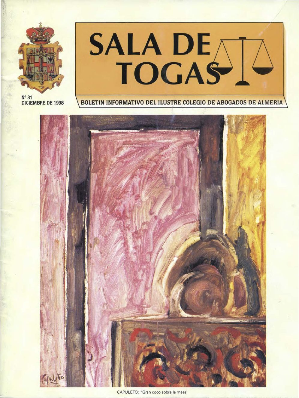 Portada del número 31, Diciembre 1998