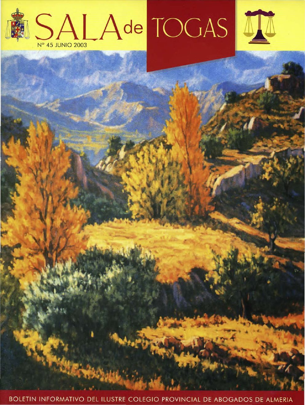 Portada del número 45, Junio 2003