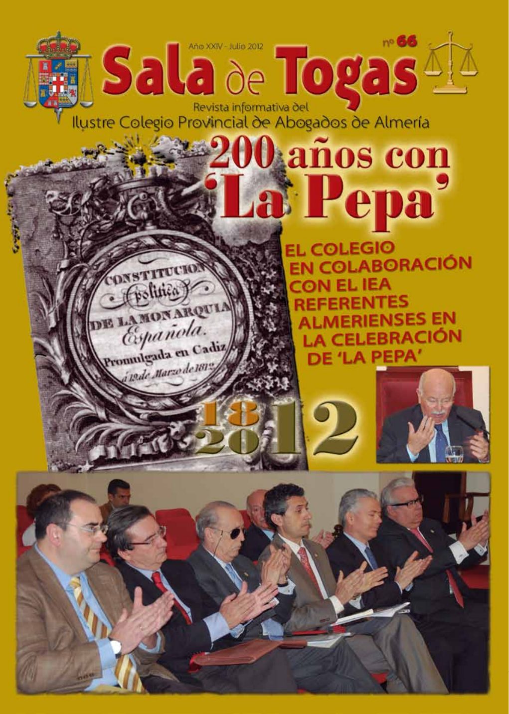 Portada del número 66, Julio 2012