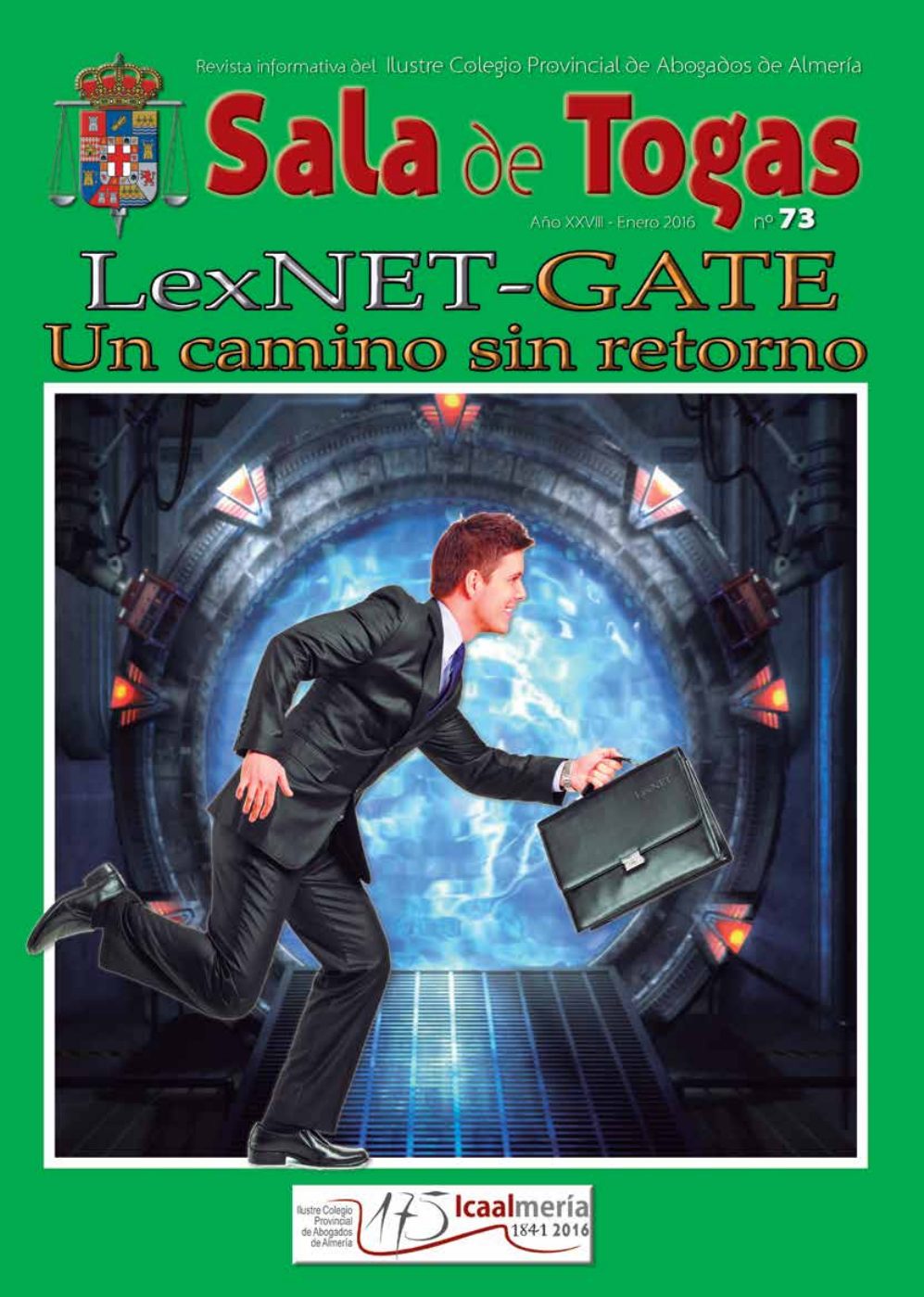 Portada del número 73, Enero 2016