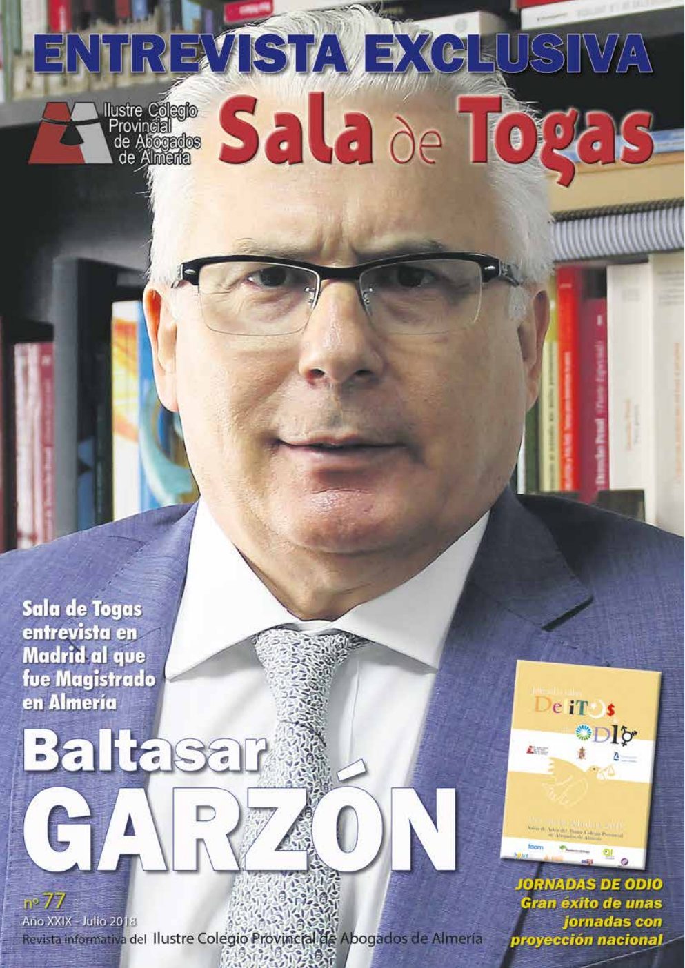Portada del número 77, Julio 2018